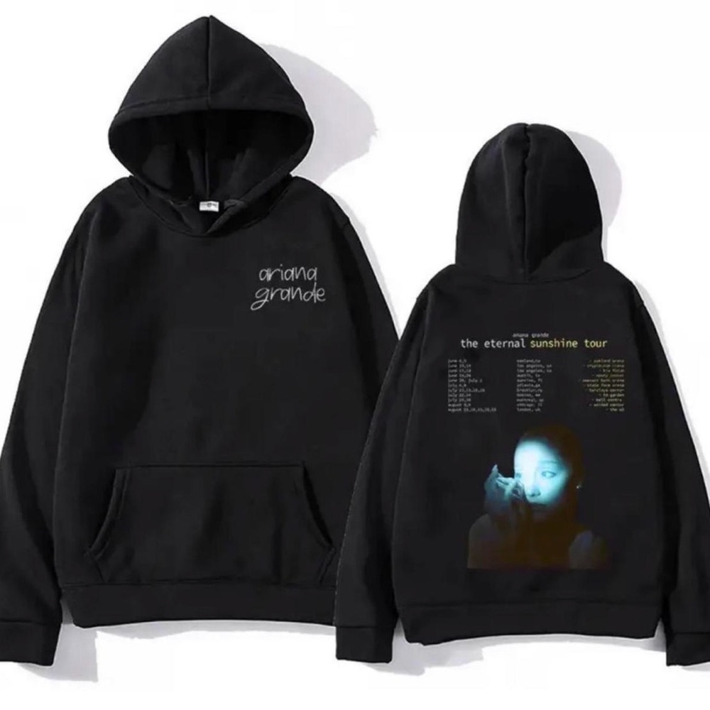 ariana grande eternal sunshine tour date hoodie